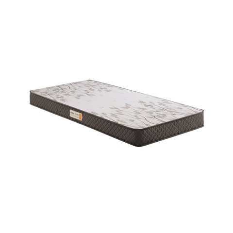 Colchão Solteiro Espuma D26 Liso 78x188x12cm Ecoflex Marrom