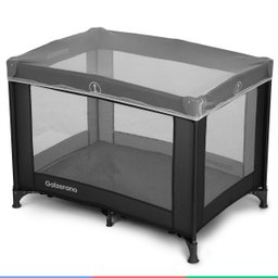 Berço Bebê Cercado Infantil Até 18Kg 4 Lados Telados Desmontável Portátil Basic Galzerano Cercadinho - 8