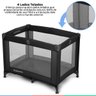 Berço Bebê Cercado Infantil Até 18Kg 4 Lados Telados Desmontável Portátil Basic Galzerano Cercadinho - 2