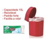 Kit Saco Lixo Anti Odor Resistente Embalixo Pia 5 Pacotes - 4