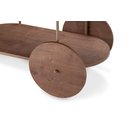 Ver imagem 2 de Carrinho Bar Multiuso Bebidas Café Domo Design Orgânico Metal Dourado