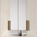 Ver imagem 7 de Guarda Roupa Casal 204cm com Espelho Vitta Freijó/off Z17 - Mpozenato