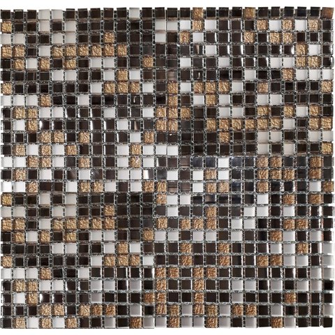 Pastilha de Vidro Espelhada de 30cm X 30cm Rende  Glass Mosaic