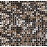 Pastilha de Vidro Espelhada de 30cm X 30cm Rende  Glass Mosaic - 1