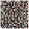 Pastilha de Vidro Mesclada de 31cm X 31cm Rende  Glass Mosaic - 2