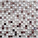 Ver imagem 1 de Pastilha de Vidro Marmore de 30cm X 30cm Rende Glass Mosaic