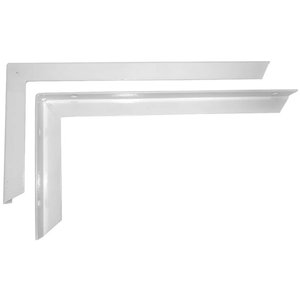 Kit 4 Suporte Mão Francesa Reforçada 30cm Branca