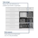 Ver mais imagens de Cômoda para Quarto 8 Gavetas e 2 Portas Toronto