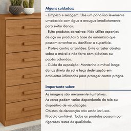 Cômoda 8 Gavetas 2 Portas Toronto Lopas - 12