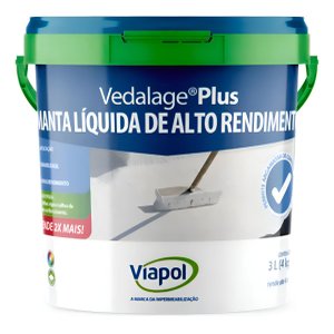 Manta Líquida Viapol Vedalage Plus Branco 4kg