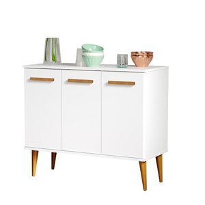 Balcão Himmel Cor:branco - Armário Multifuncional - Mizza Decor