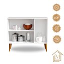 Ver imagem 4 de Balcão Himmel Cor:branco - Armário Multifuncional - Mizza Decor