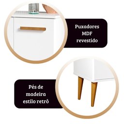Balcão Himmel Cor:branco - Armário Multifuncional - Mizza Decor - 5