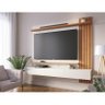 Painel para Tv Home Suspenso Ambiente Juriti 1.8 Off White Matte Freijó – Colibri - 1