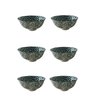 6 Bowls Cumbucas Tigelas Porcelana Estampada 300ml Mek Kit 6 Tigelas Cumbucas Bowls 300ml para Caldo - 1