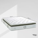 Ver imagem 3 de Colchão King Molas Ensacadas 193CMX34CMX203CM Noir Herval Branco