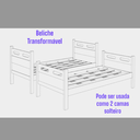 Ver imagem 6 de Beliche Cama Solteiro para Meninos Confortável Cor:legno