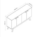 Ver imagem 3 de Buffet 4 Portas Atlanta III 