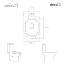 Ver imagem 4 de Assento Sanitário Poliéster Lift Branco para vaso Docol 6lpf