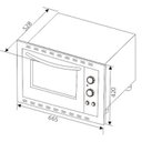 Ver imagem 5 de Forno Elétrico Embutir 44L Fit Line 220v Fischer