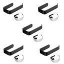 Ver imagem 1 de Kit 5 Portas Papel Higiênico Parede Acrílico Banheiro