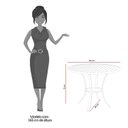 Ver imagem 4 de Mesa de Jantar Ibiza Tampo Ripado Aluminio Preto