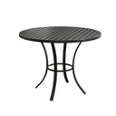 Ver imagem 1 de Mesa de Jantar Ibiza Tampo Ripado Aluminio Preto