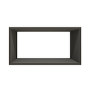 Ver imagem 1 de Nicho Decorativo Retangular 60x40x30 Mdf Plancasa:preto Tx