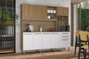 Ver imagem 1 de Kit Cozinha Ibiza Plus Branco Ripado