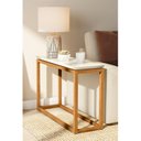 Ver imagem 4 de Mesa Lateral de Apoio Base em Madeira Maciça Supreme