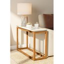 Ver imagem 1 de Mesa Lateral de Apoio Base em Madeira Maciça Supreme