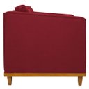 Ver imagem 5 de Poltrona Decorativa Europa Suede Doce Sonho Móveis - Vermelho