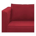 Ver imagem 6 de Poltrona Decorativa Europa Suede Doce Sonho Móveis - Vermelho