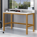 Ver imagem 1 de Escrivaninha Mesa Escritório 110cm Pés em Madeira Maciça California