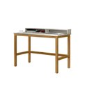 Ver imagem 2 de Escrivaninha Mesa Escritório 110cm Pés em Madeira Maciça California