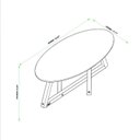 Ver imagem 3 de Mesa de Centro Classic Tebarrot Marrom