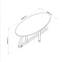 Ver imagem 3 de Mesa de Centro Classic Tebarrot Marrom