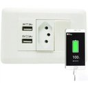 Ver imagem 2 de Tomada Carregador Usb Duo Interruptor