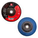 Ver imagem 3 de Kit 10 Discos de Lixa Flap de Fibra 180mm 7” Grão 80