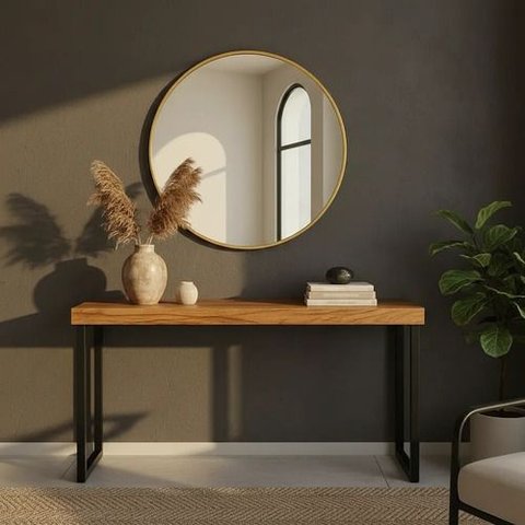 Aparador Madeira Decor Shop com Acabamento em Verniz 150cm Madeira Teca