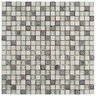 Pastilha de Vidro e Marmore de 31cm x 31cm Rende  Glass Mosaic - 1