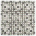 Ver imagem 1 de Pastilha de Vidro e Marmore de 31cm x 31cm Rende Glass Mosaic