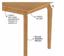 Ver imagem 4 de Mesa de Jantar Alegra Jcm Movelaria Cinamomo 1,60m
