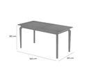 Ver imagem 5 de Mesa de Jantar Alegra Jcm Movelaria Cinamomo 1,60m