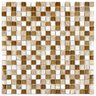 Pastilha de Vidro e Marmore de 31cm x 31cm Rende  Glass Mosaic - 1