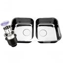 Ver imagem 1 de Cuba Dupla Luxo 304 83x34x14x06 Ab-3,5-cv-normal-lux