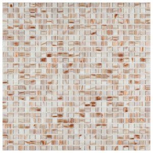 Kit Pastilha de Vidro com 11 Placas de 30cm X 30cm Rende 1m² Glass Mosaic