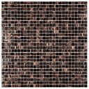Ver imagem 1 de Pastilha de Vidro de 30cm x 30cm Rende Glass Mosaic Preto