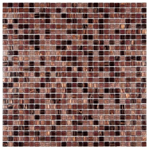 Pastilha de Vidro de 30cm x 30cm Rende Glass Mosaic Roxo/Miscelanaea Lilas