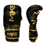 Luva de MMA Sparring MKS Combat All Black Gold Line MMA Sparring GOLD - 4